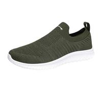 Generisch Zapatillas deportivas transpirables de ocio para hombre y mujer, zapatillas ligeras para caminar para correr, zapatos negros para hombre, 45, AG., 43 EU