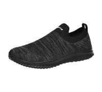 Generisch Zapatillas deportivas transpirables para hombre y mujer, ligeras, para correr, para policía, color negro, gris oscuro, 39 EU