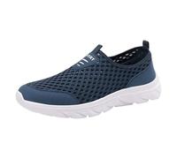 Generisch Zapatillas ligeras para hombre: zapatillas deportivas de malla, zapatillas de deporte antideslizantes para correr, suela suave, zapatos para exteriores, transpirables, antideslizantes