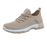 Generisch Zapatillas ortopédicas de verano para mujer, transpirables, ligeras, cómodas, de un solo color, suela suave, deslizantes, zapatillas de deporte, para entrenamiento al aire libre, para