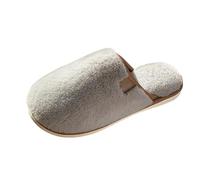 Generisch Zapatillas para el día a día para mujer y hombre en invierno, pantuflas versátiles para oficina en casa y balcón, zapatillas cerradas con aislamiento térmico, prácticas para excursiones