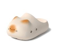 Generisch Zapatillas para gatos con bonito diseño de animales, paredes gruesas, altura adicional para mujer, cómodas zapatillas con suela antideslizante, ideales para el tiempo libre y el día a día