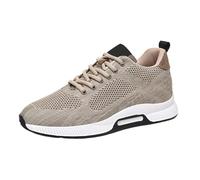Generisch Zapatillas para hombre transpirables: zapatillas deportivas con cordones, zapatillas de correr de malla con suela suave, zapatillas de deporte ligeras, zapatillas de fitness clásicas