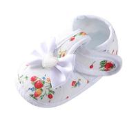 Generisch Zapatillas planas de malla para aprender a caminar, transpirables, para bebé, niña, niño, recién nacido, para cuna, para exteriores, playa, para niños pequeños, suaves, Blanco, 3