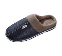 Generisch Zapatillas suaves para mujer con plantilla acolchada para comodidad invernal, elegante simplicidad en el diseño, marine, 45 EU