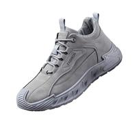 Generisch Zapatillas y zapatillas deportivas para hombre Zapatillas de deporte para hombre Zapatos impermeables de invierno Suela suave Zapatos casuales Color sólido Zapatos de senderismo al aire