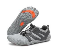 Generisch Zapatos acuáticos para hombre para actividades al aire libre Senderismo Natación Pesca Zapatos deportivos ligeros transpirables con liberación rápida, Gris claro., 45 EU