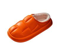 generisch Zapatos aeróbicos mujer pareja mujer medio tacón bao pantuflas de algodón e invierno hogar ropa interior y exterior PWarm extraíble Confinement zapatos mujer zapatos plata cuña, c, 39 EU