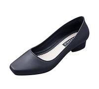 Generisch Zapatos al aire libre Mujeres Botas de cuero forradas Botas de tacón alto Botas de mujer Botas con cremallera Zapatos plateados Zapatos de mujer, Negro , 38 EU