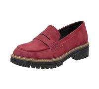 Generisch Zapatos casuales de suela gruesa de un solo color temperamento cómodos para ocasiones diarias con apariencia robusta, rojo, 41 EU