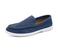 Generisch Zapatos casuales para hombre de ante mocasines clásicos zapatos casuales planos cómodos zapatos de conducción ligeros zapatillas de barco, Bu4., 41 EU