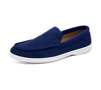 Generisch Zapatos casuales para hombre de ante mocasines clásicos zapatos casuales planos cómodos zapatos de conducción ligeros zapatillas de barco, Bu2., 43 EU