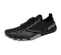 Generisch Zapatos casuales para hombre impermeables zapatillas de deporte al aire libre ligeras zapatos deportivos de playa para correr natación zapatillas transpirables de moda, Negro , 44 EU