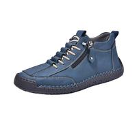 Generisch Zapatos casuales para hombre retro de alta calidad para hombre, zapatos casuales al aire libre, zapatos para hombre, zapatos japoneses, azul oscuro, 40 EU