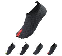 Generisch Zapatos de agua para hombre y mujer, antideslizantes, resistentes al desgaste, sin cordones, ligeros, cómodos, ligeros, ligeros, cómodos, rojo, 38 EU