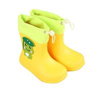 Generisch Zapatos de agua unisex para bebé, antideslizantes, diseño de dibujos animados, con cordón, botas de lluvia, impermeables, resistentes, transpirables, para jardín, escuela, actividades al