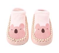 Generisch Zapatos de aprendizaje para niños con diseño coreano, zapatos de calcetines transpirables, suela suave para bebé, zapatos cómodos para gatear con cintura elástica, PK2, 22 EU