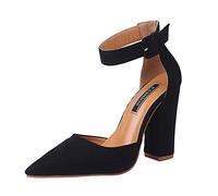 Generisch Zapatos de Baile Clásicos Tacón Medio Encaje Elegante Cómoda Sandalia Sandalias Cerradas Fiesta Sandalias Moda Zapatos Altos para Bodas y Fiestas
