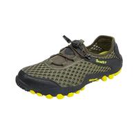Generisch Zapatos de baño para hombre || Agujeros de drenaje de secado rápido antideslizantes Zapatos descalzos || Zapatos de agua transpirables para correr de trail || Zapatos anchos para pies
