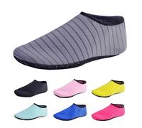 Generisch Zapatos de baño y agua para hombre: zapatos de playa para mujer || Zapatos de natación de secado rápido || Zapatos acuáticos transpirables || Zapatos de surf para hombre y mujer, Negro , 46