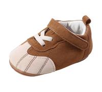 Generisch Zapatos de bebé coloridos con suela de goma para 0 - 18 meses - Ligeros, cómodos y flexibles para primeros pasos, ideales para pies de bebé, antideslizantes, perfectos para primavera y