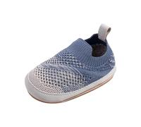 Generisch Zapatos de bebé coloridos con suela de goma para 0 - 18 meses - Ligeros, cómodos y flexibles para primeros pasos, ideales para pies de bebé, antideslizantes, perfectos para primavera y