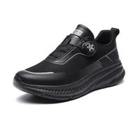 Generisch Zapatos de chef para hombre y mujer, antideslizantes, impermeables, resistentes al aceite, cómodos zapatos de cocina para gastronomía y industria alimentaria, Negro 907, 42.5 EU