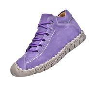 Generisch Zapatos de fitness para mujer, de ante para caminar, con cordones, para el tiempo libre, para el gimnasio, descalzo, para mujer, para el día a día, para fitness, mocasines, para exteriores