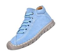 Generisch Zapatos de fitness para mujer, de ante para caminar, con cordones, para el tiempo libre, para el gimnasio, descalzo, para mujer, para el día a día, para fitness, mocasines, para exteriores