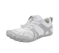 Generisch Zapatos de hombre antideslizantes y cómodos, con cinco dedos versátiles, para pesca, montañismo, senderismo, Blanco, 43 EU