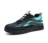 Generisch Zapatos de hombre de alta calidad con puntera de acero, resistentes zapatillas con protección de los dedos, cómodas zapatillas de correr y caminar, antideslizantes, indestructibles, para