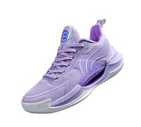 Generisch Zapatos de hombre de corte bajo, ligeros, transpirables, zapatos casuales con suela suave - Zapatillas deportivas prácticas para entrenamiento, morado, 41 EU