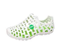 Generisch Zapatos de hombre negro y amarillo, tejido de malla, sandalias, zapatos casuales para playa, natación, paseos y actividades al aire libre para hombre y mujer, compatibles con zapatos de moto