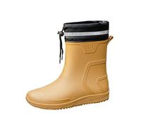 Generisch Zapatos de hombre retro 6 pantorrilla media, arnés para la boca, zapatos de goma bucal, cubrezapatos para llevar, botas de lluvia cálidas, zapatos boxeo, hombre, marrón, 43 EU