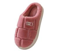 generisch Zapatos de invierno para mujer, botas de invierno para mujer, piso de madera cálido, zapatillas antideslizantes engrosadas para interiores, zapatos de lucha libre para mujer, a, 37 EU