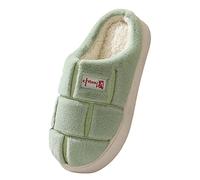 generisch Zapatos de invierno para mujer, botas de invierno para mujer, piso de madera cálido, zapatillas antideslizantes engrosadas para interiores, zapatos de lucha libre para mujer, b, 39 EU