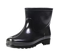 Generisch Zapatos de lluvia cortos para hombre, botines impermeables básicos para hombre, botas de lluvia de un solo color, zapatos de jardín, chanclas antideslizantes para hombre, transpirables
