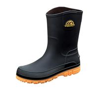 Generisch Zapatos de lluvia para hombre que usan zapatos de estilo europeo fuera del metro, zapatos de goma antideslizantes para cocina, zapatos de pesca al aire libre, amarillo, 41 EU
