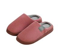 Generisch Zapatos de lona para mujer de plataforma de algodón cálido suave solte zapatos para hombres y mujeres zapatos de casa interior zapatos de mujer zapatos de mujer zapatos con cordones, Rosa