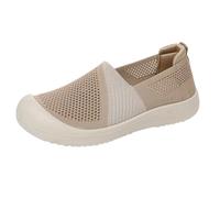 Generisch Zapatos de madre para mujer, zapatos informales de verano, malla, transpirables, cómodos, lisos, ligeros, suela suave, zapatos de tela antideslizante, zapatos de verano informales, 35-42
