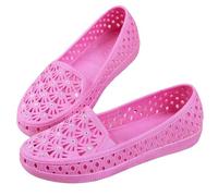 Generisch Zapatos de malla para mujer, zapatos planos para mujer, zapatos de trekking, transpirables, suaves, antideslizantes, ligeros, de secado rápido, monocolor, Rosa., 41 EU