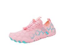 Generisch Zapatos de mujer Zapatos acuáticos ligeros y calcetines descalzos para nadar, bucear, playa, surf, yoga, deportes al aire libre, Rosa., 37 EU