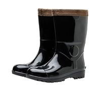 Generisch Zapatos de negocios para hombre Anti-Smashing y antiperforación Botas de lluvia industriales y mineras Aceite y álcali Zapatos de agua brava Middl Flat Pedales Zapatos Hombre, madera, 39 EU