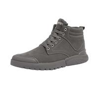 Generisch Zapatos de ocio para hombre, botines altos, zapatillas altas de ante, zapatillas deportivas informales, antideslizantes, para senderismo, otoño, montañas, informales, para correr, de un solo