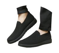 Generisch Zapatos de ocio para mujer, con pies anchos, transpirables, zapatos de caminar descalzos, elegantes, planos, para correr, senderismo, tiempo libre, exterior y vida cotidiana, Negro , 41 EU