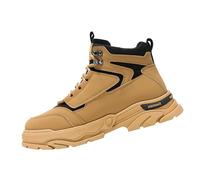 Generisch Zapatos de seguridad para hombre de alta calidad, resistentes a la abrasión, zapatos de punta de acero, ligeros, transpirables, industriales, resistentes a golpes y perforaciones, zapatos de