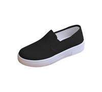 Generisch Zapatos de tela para mujer, de verano, ligeros, cómodos, transpirables, zapatos de trabajo con punta redonda, zapatos planos, informales, clásicos, para el trabajo, el ocio y la vida