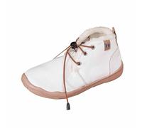 Generisch Zapatos de trabajo forrados cálidos para mujer, zapatos de seguridad para invierno, zapatillas de alta calidad, ligeras, antideslizantes, anchas, planas, cómodas, botas de invierno, Blanco