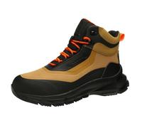 Generisch Zapatos de trabajo para hombre, zapatos de seguridad de alta calidad, a prueba de golpes y resistentes a los golpes, botas de protección con puntera de acero, duraderas y resistentes a la