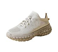 Generisch Zapatos de trekking para mujer, ligeros, para senderismo, trekking, montañismo, transpirables, antideslizantes, cómodos y resistentes, cómodos y ortopédicos, beige, 36 EU